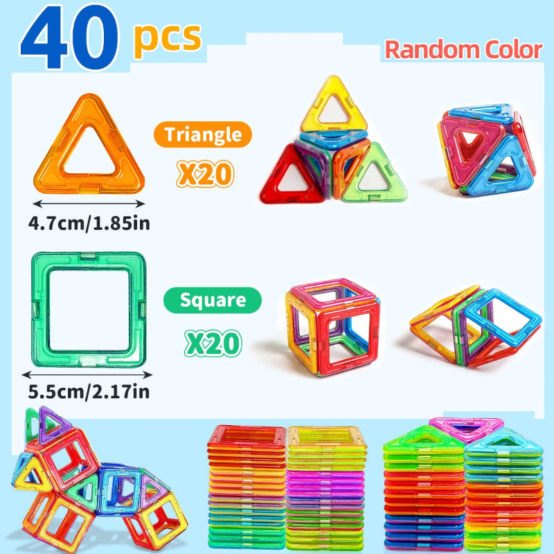Magnetic Building Blocks Set