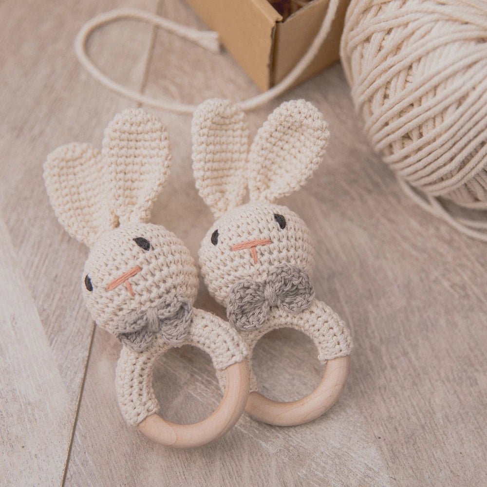 Bunny Crochet Rattle