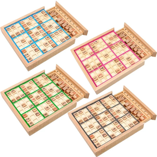 Wooden Sudoku Logic Board