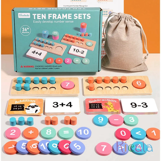 Ten Frame Math Learning Set