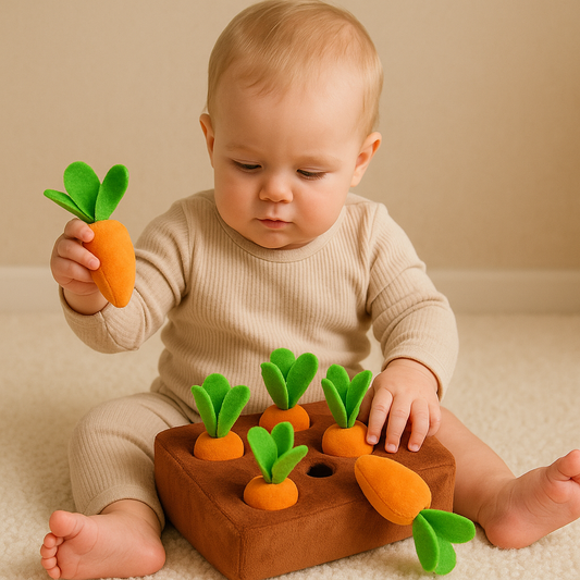 Montessori Plush Carrot Sorting Toy