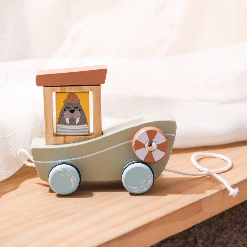 Ocean Pull-Along Train