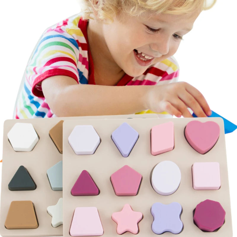 Silicone Shape Sorting Puzzle