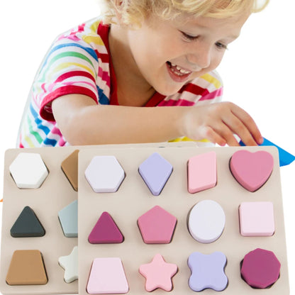 Silicone Shape Sorting Puzzle