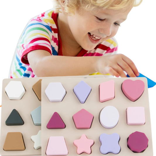 Silicone Shape Sorting Puzzle