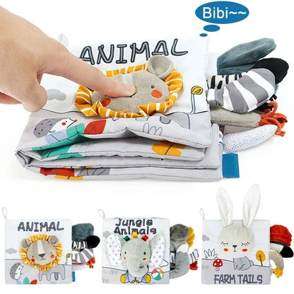 Cloth Sensory Book – Tails & Tales Animals