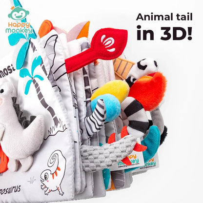 Cloth Sensory Book – Tails & Tales Animals