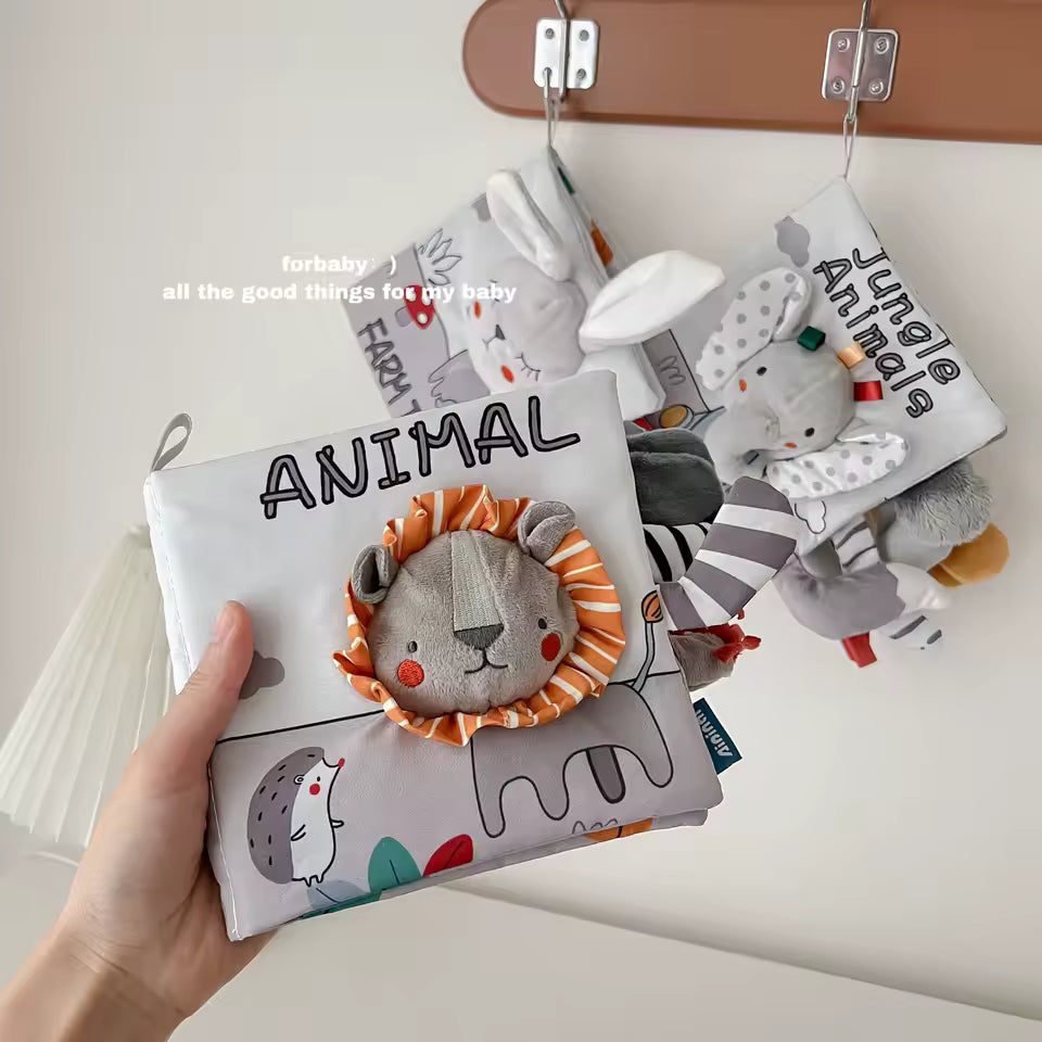 Cloth Sensory Book – Tails & Tales Animals