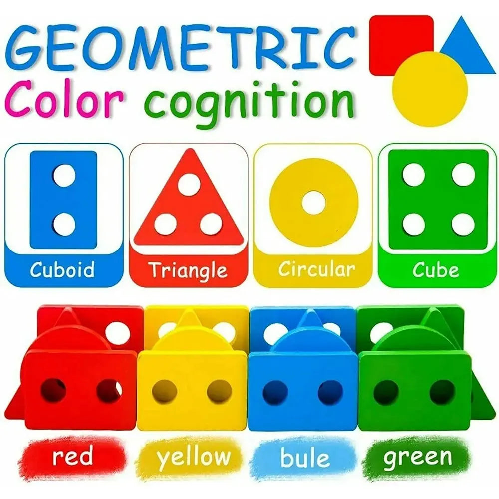 Wooden Shape & Color Sorting Toy