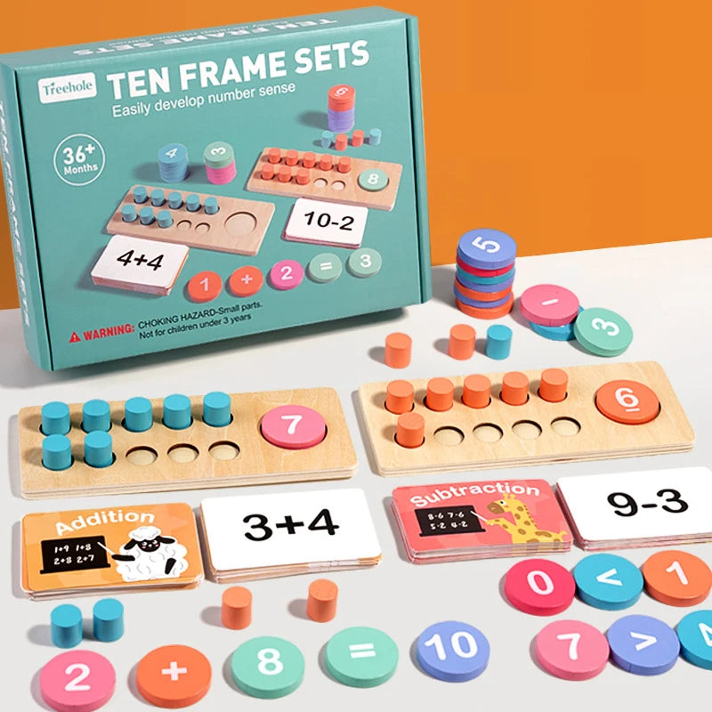 Ten Frame Math Learning Set