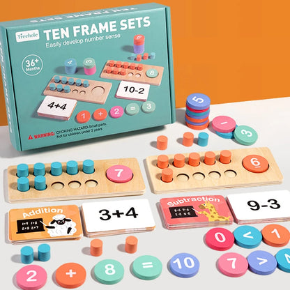 Ten Frame Math Learning Set