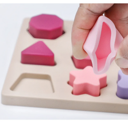 Silicone Shape Sorting Puzzle