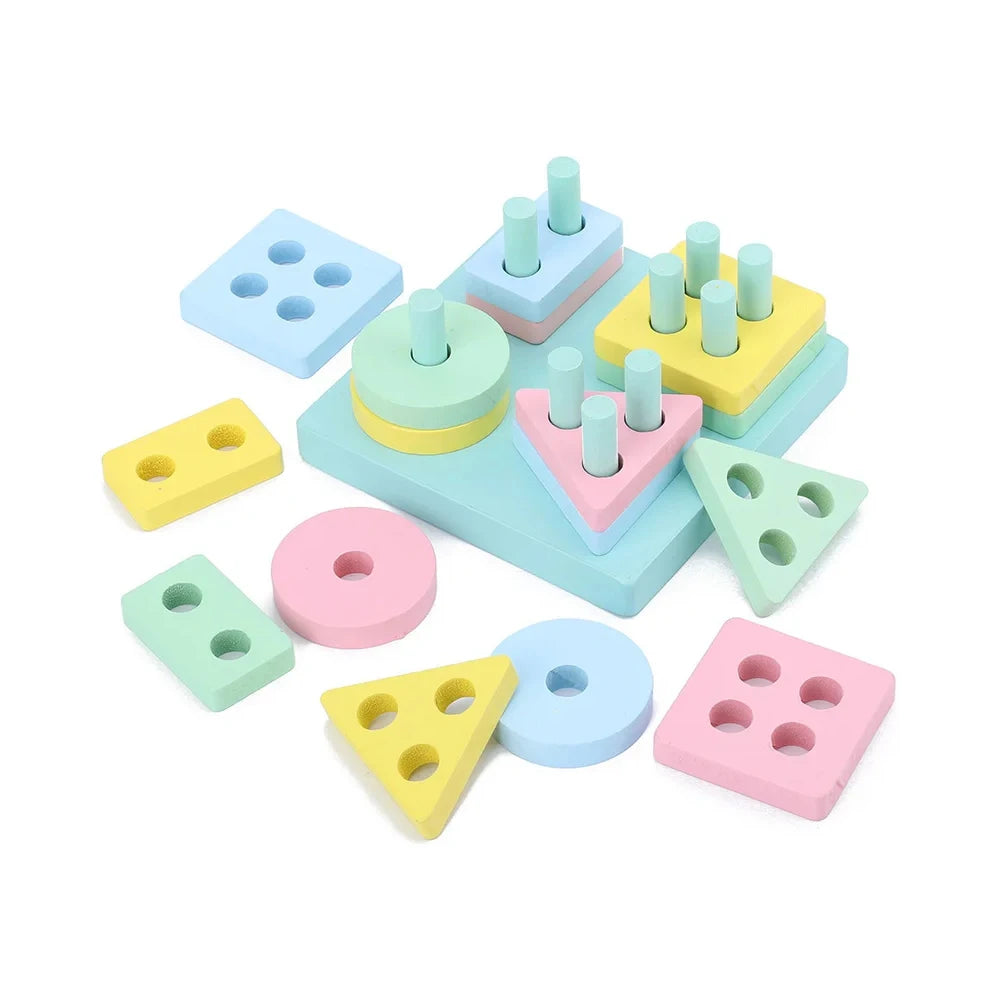 Wooden Shape & Color Sorting Toy