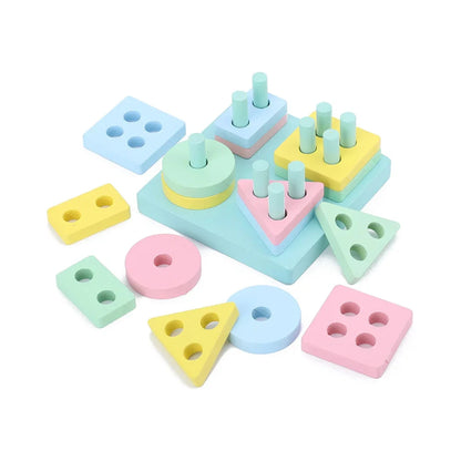 Wooden Shape & Color Sorting Toy