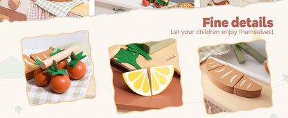 Kids Kitchen Knife Play Set