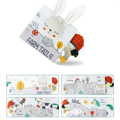 Cloth Sensory Book – Tails & Tales Animals