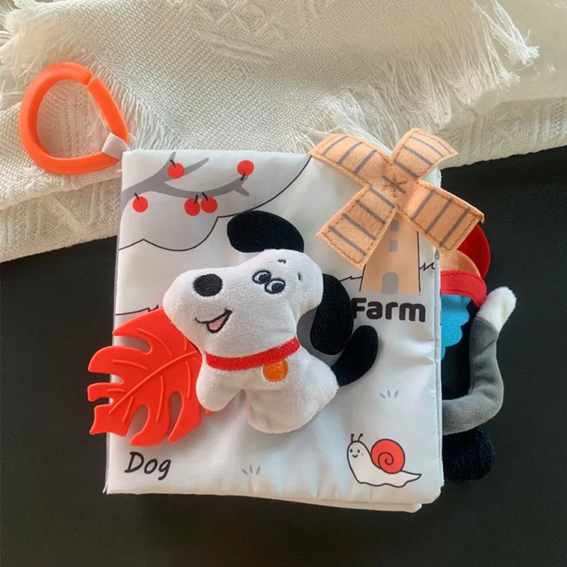 Cloth Sensory Book – Tails & Tales Animals