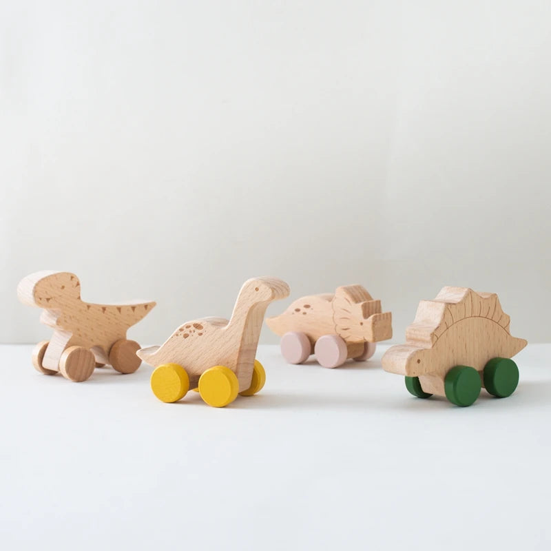 Dinosaur Pull Toy Set