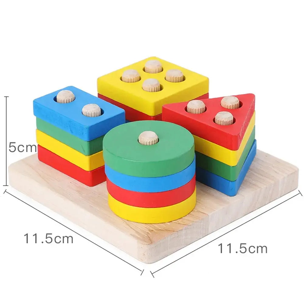 Wooden Shape & Color Sorting Toy