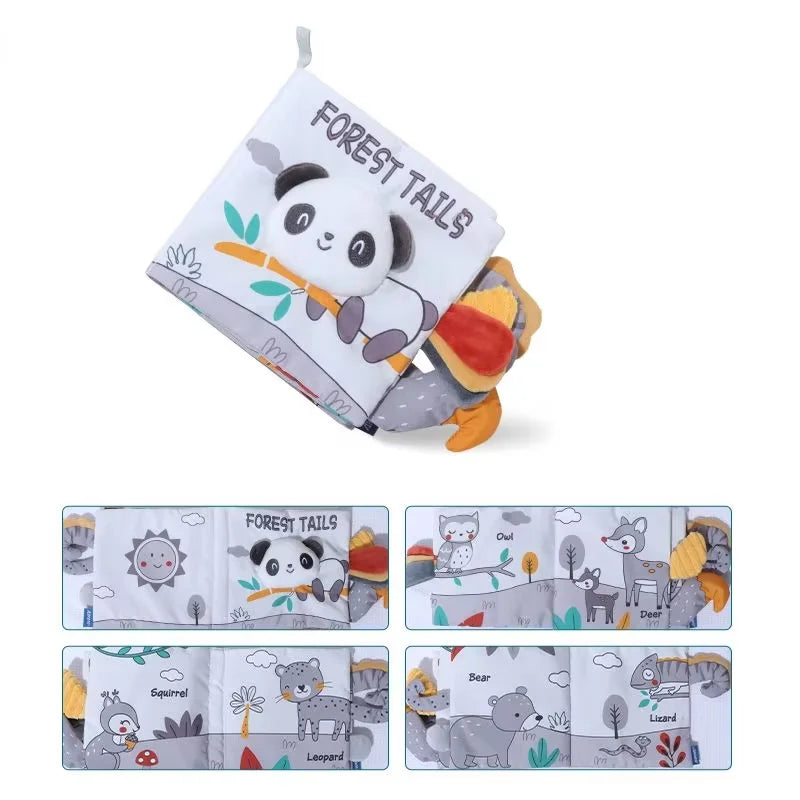 Cloth Sensory Book – Tails & Tales Animals