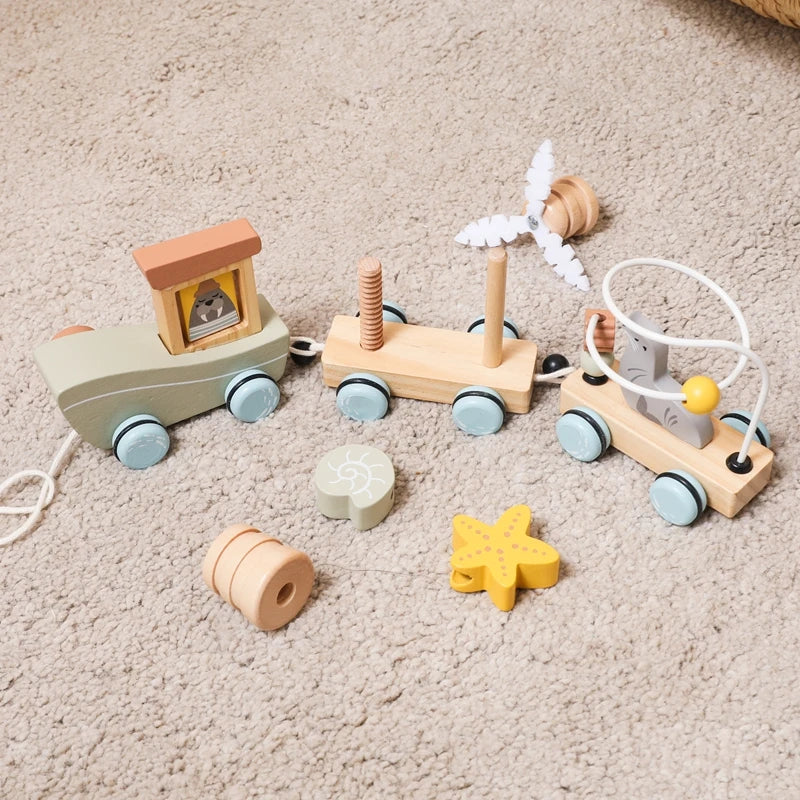 Ocean Pull-Along Train