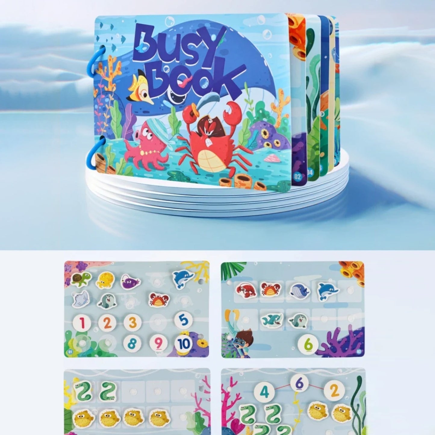 Montessori Activity Book Set