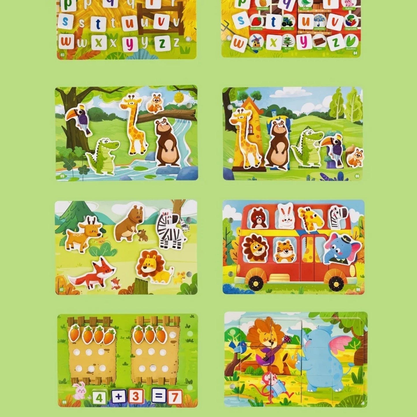 Montessori Activity Book Set