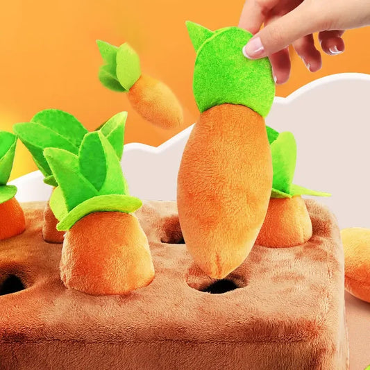 Montessori Plush Carrot Sorting Toy