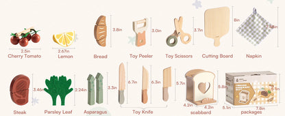 Kids Kitchen Knife Play Set