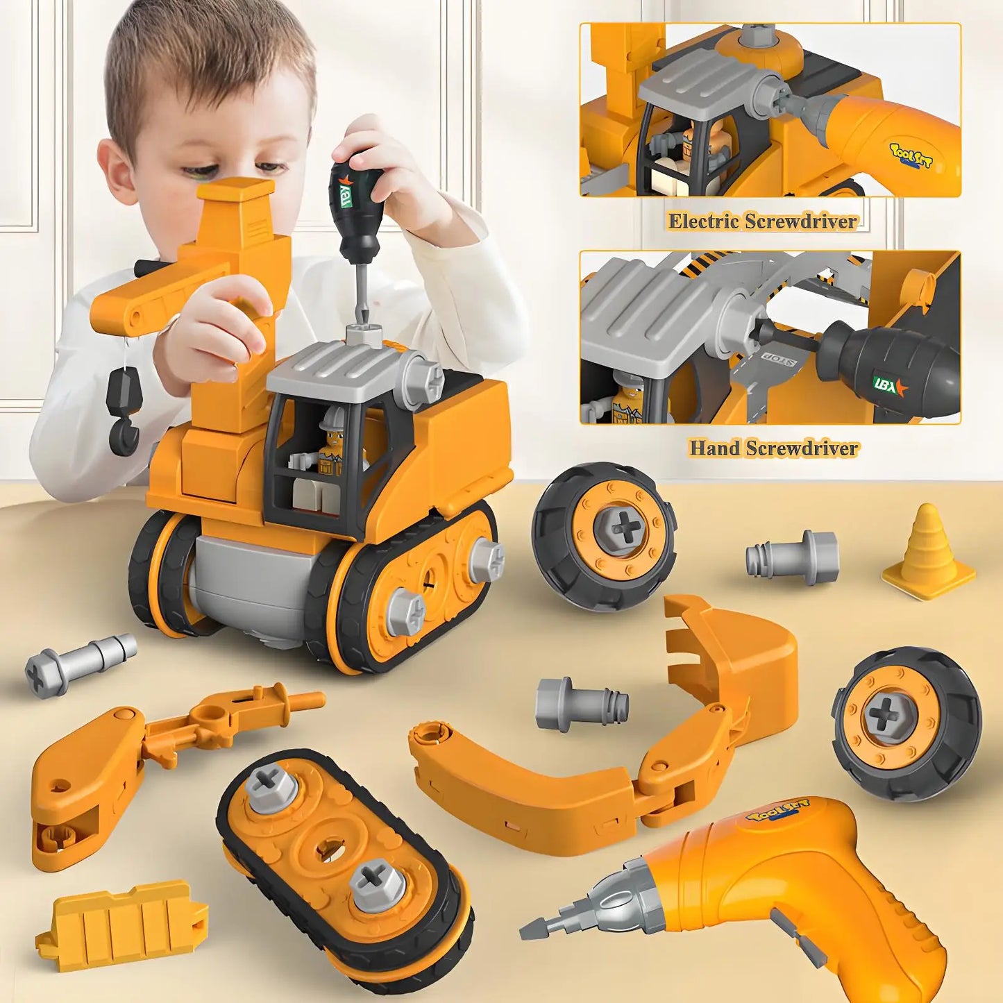 Kids Engineering Vehicle Construction Set