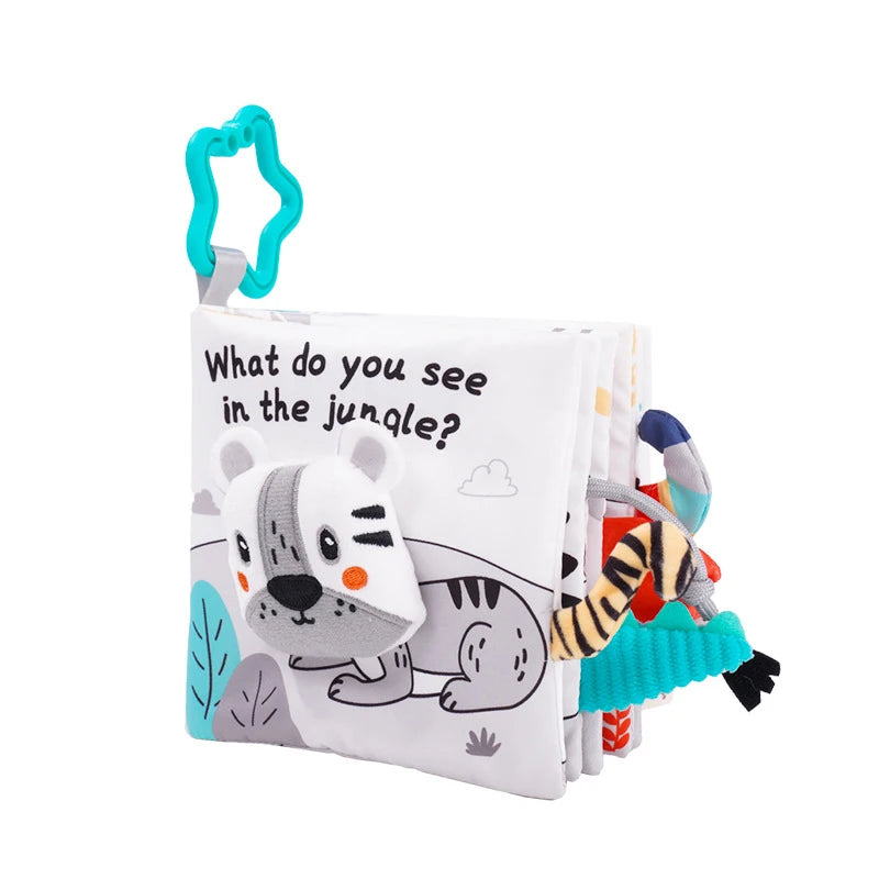 Cloth Sensory Book – Tails & Tales Animals