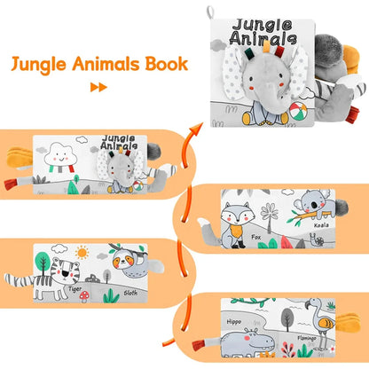 Cloth Sensory Book – Tails & Tales Animals