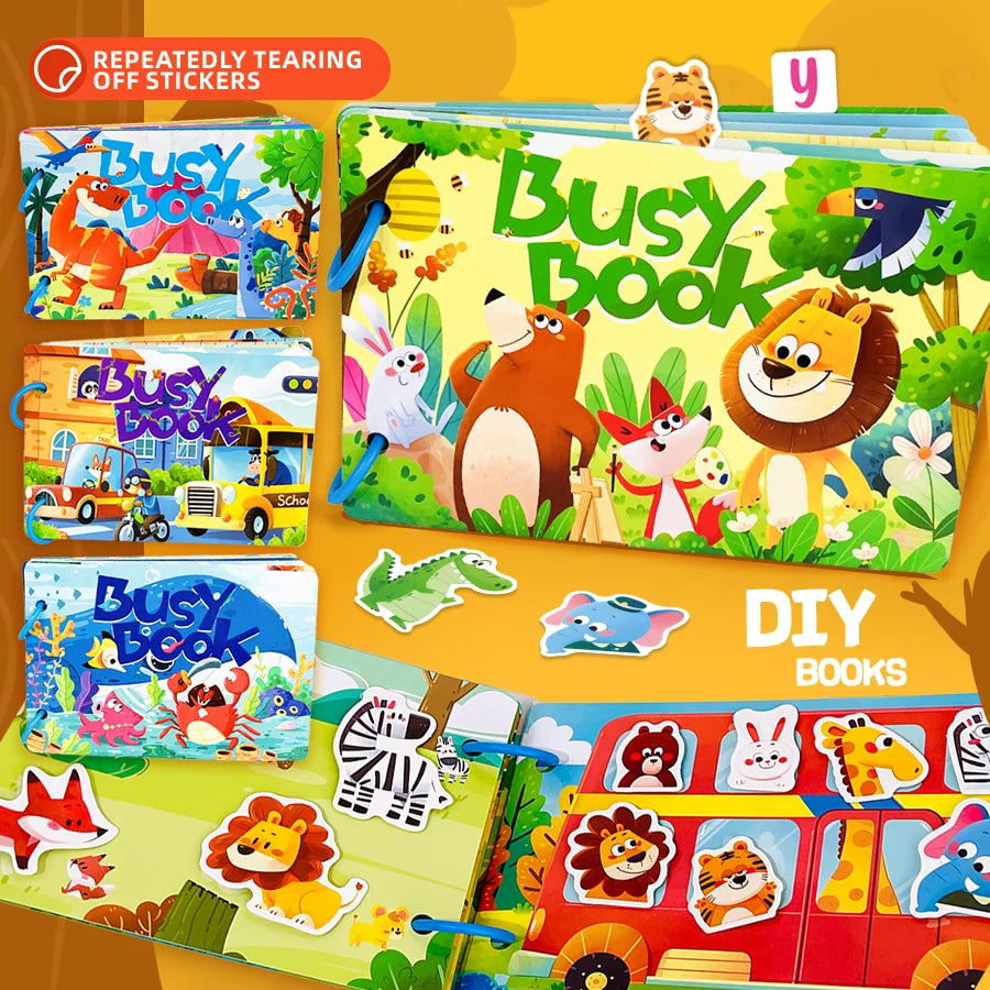 Montessori Activity Book Set