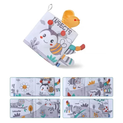 Cloth Sensory Book – Tails & Tales Animals