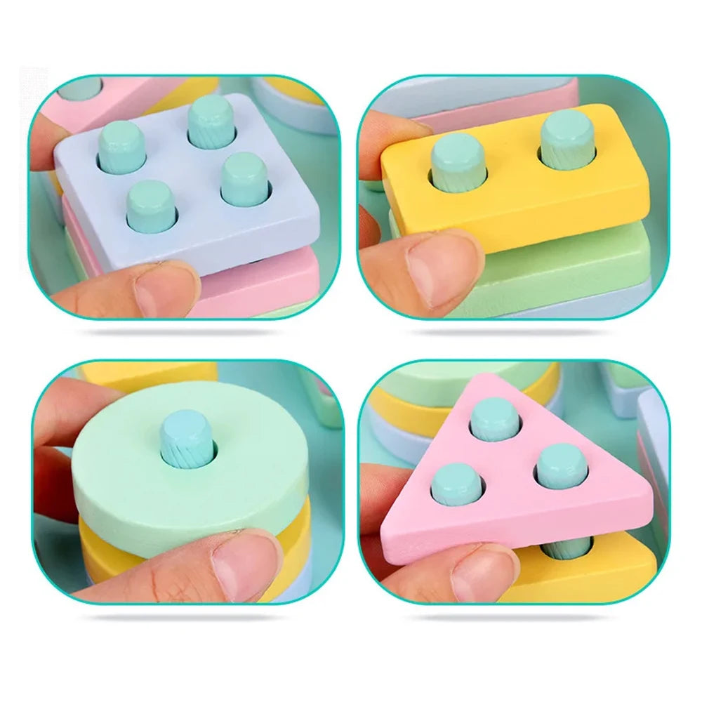 Wooden Shape & Color Sorting Toy
