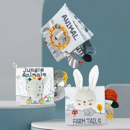 Cloth Sensory Book – Tails & Tales Animals