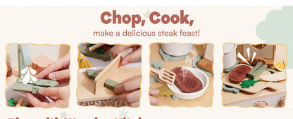 Kids Kitchen Knife Play Set