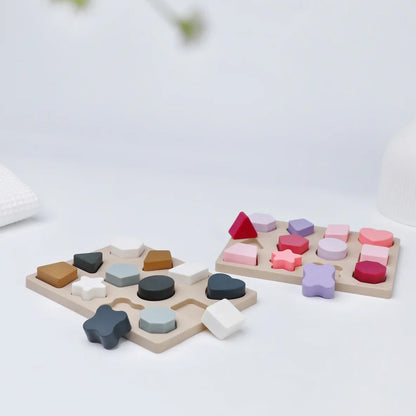 Silicone Shape Sorting Puzzle