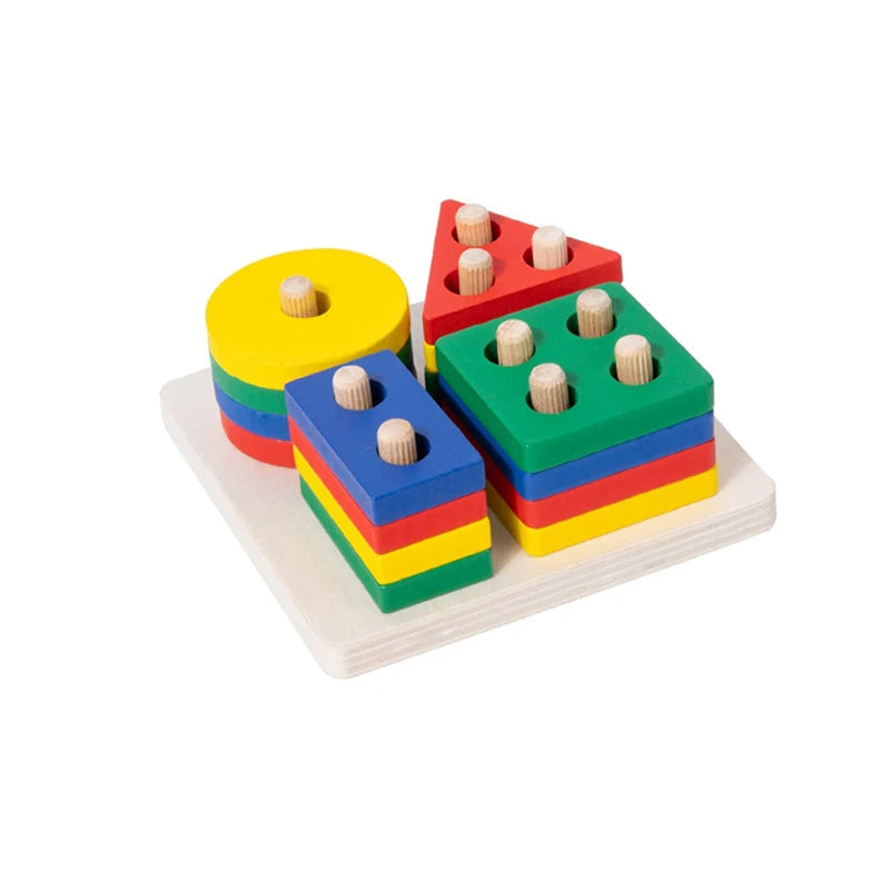 Wooden Shape & Color Sorting Toy
