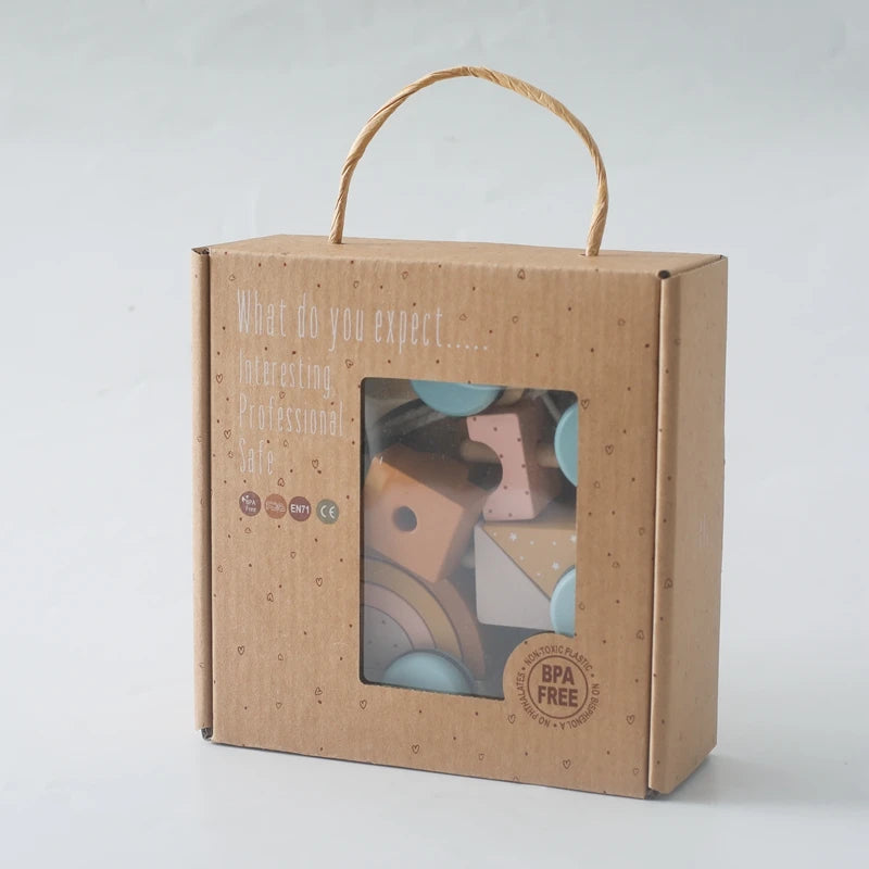 Lion & Stars Pull Car Toy