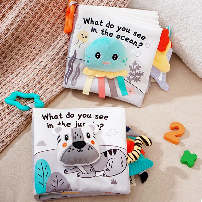 Cloth Sensory Book – Tails & Tales Animals