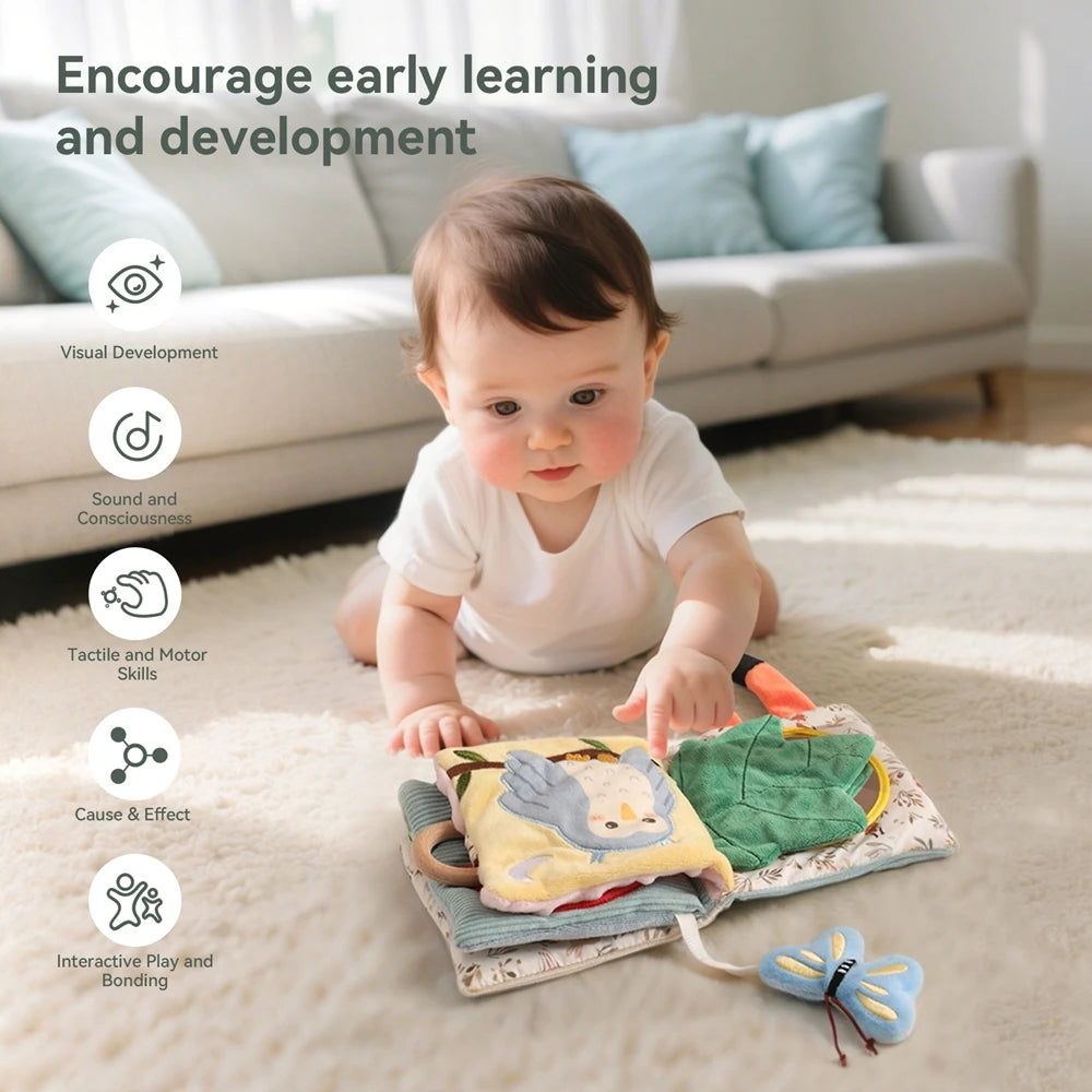 Soft Cloth Sensory Book