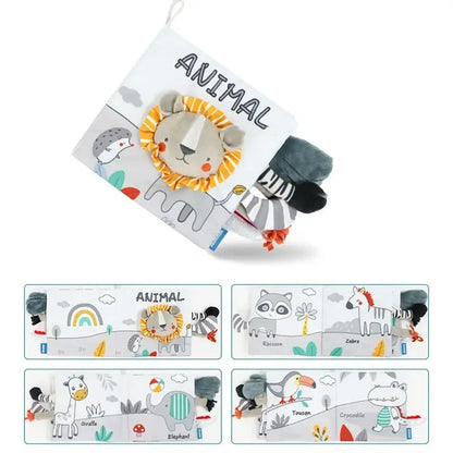 Cloth Sensory Book – Tails & Tales Animals