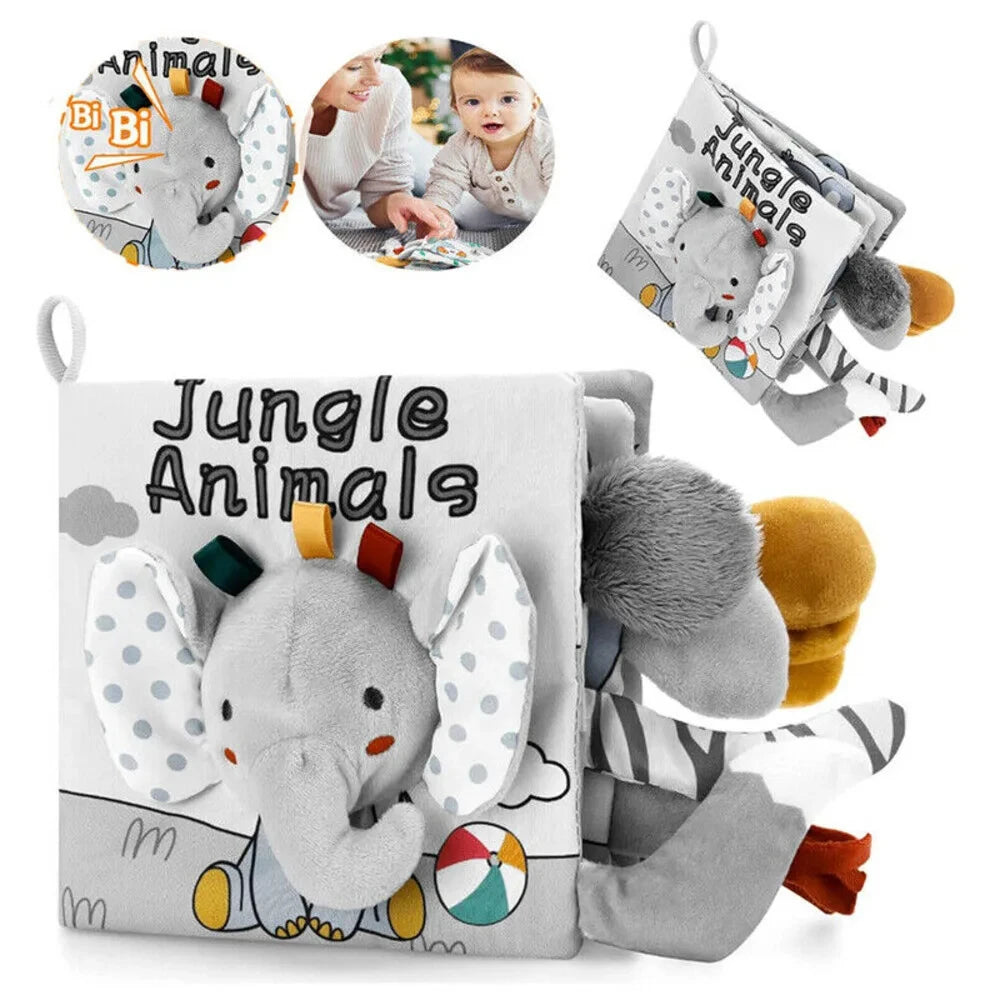 Cloth Sensory Book – Tails & Tales Animals