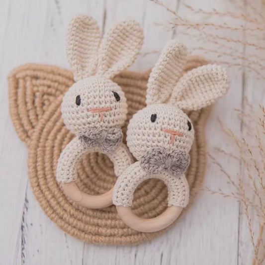 Bunny Crochet Rattle
