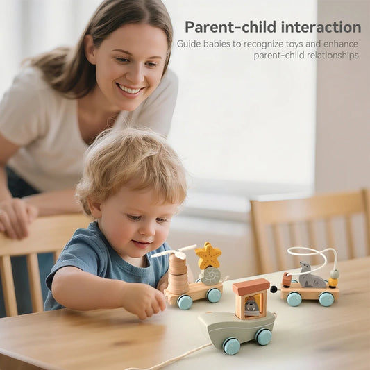 Ocean Pull-Along Train