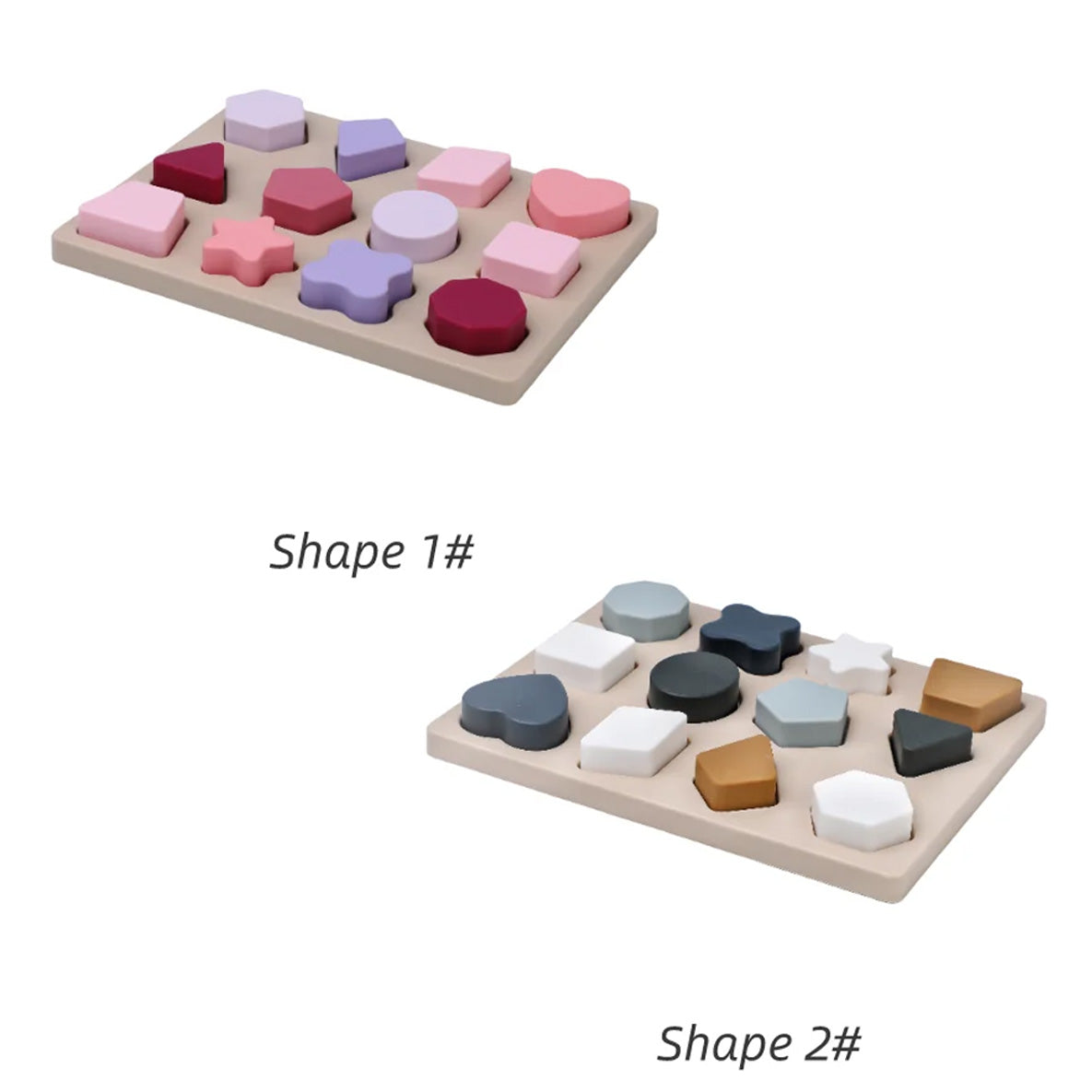 Silicone Shape Sorting Puzzle