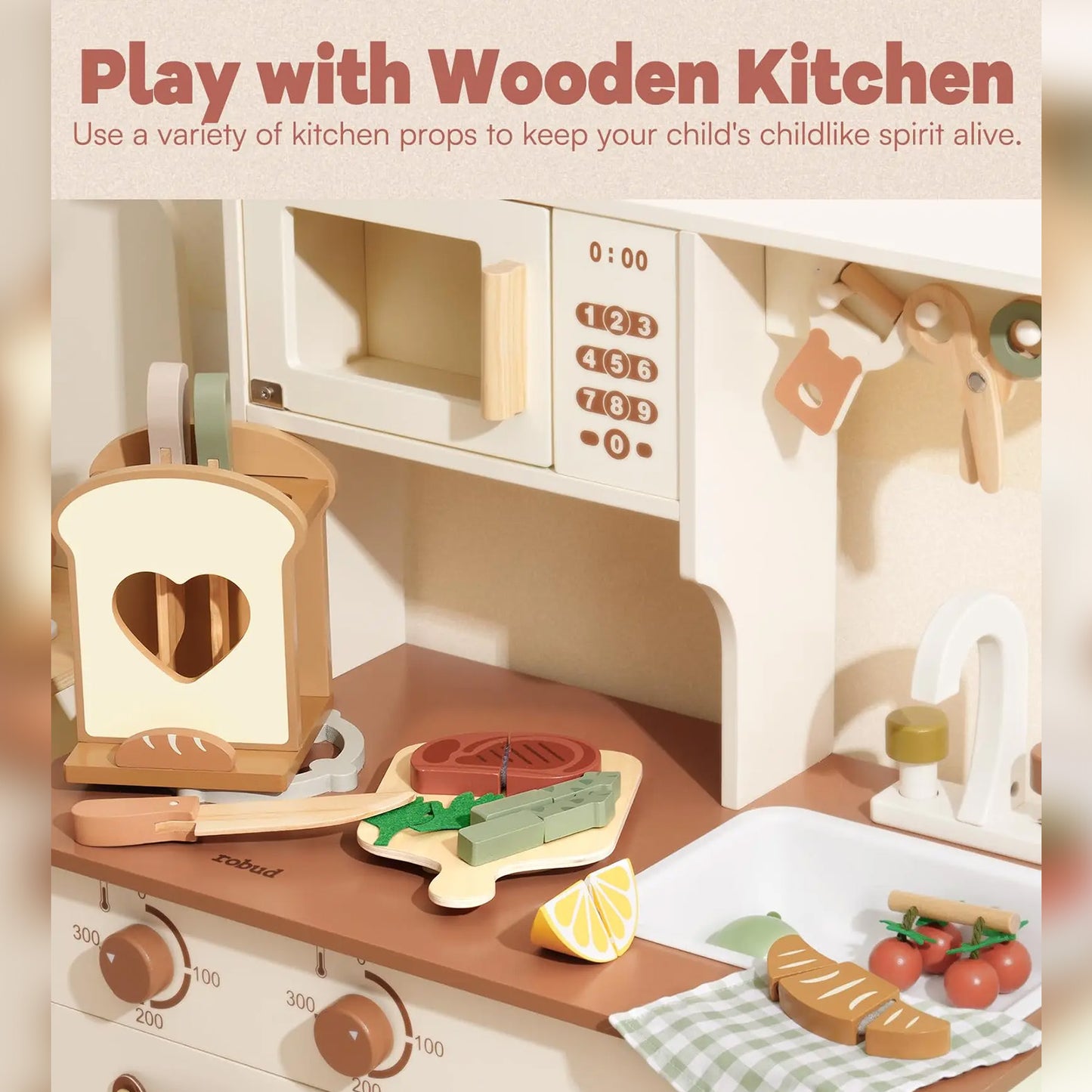 Kids Kitchen Knife Play Set