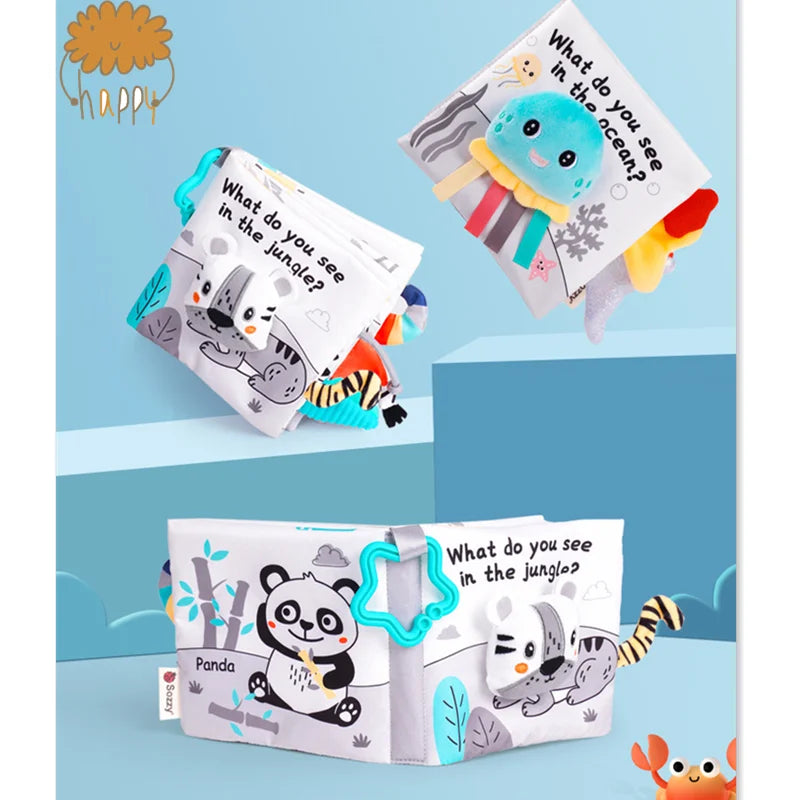 Cloth Sensory Book – Tails & Tales Animals