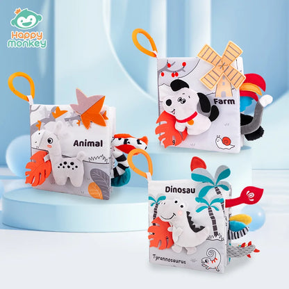 Cloth Sensory Book – Tails & Tales Animals